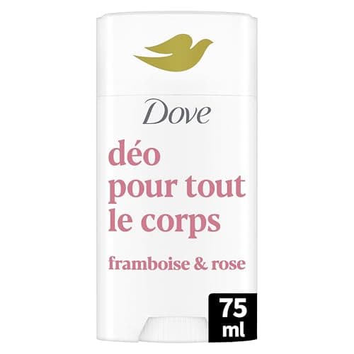 Dove - Deodorant for the whole body - Stick- Raspberry & Rose - Anti Odors and White Traces 72h - Designed for Sensitive Skin - 75ml - Image 3