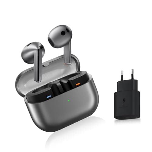 Samsung Galaxy Buds3, Wireless Earbuds, Active Noise Cancelling, Bluetooth, Silver, Audio 360, Galaxy AI, Mains Charger Included, (FR Version) [Amazon Exclusive] - Image 2