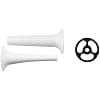 KitchenAid 5KSMSSA Sausage Stuffing Tool for KitchenAid Meat Grinder - 2 Pieces Small and Large - White - Image 2