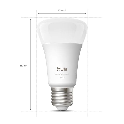 Philips Hue Starter Kit: Bridge Pro + Smart Button + 3 Smart Bulb A60 E27, White and Color Ambiance, Smart Lighting Compatible with Apple Home, Alexa, Google Assistant, Samsung SmartThings - Image 3