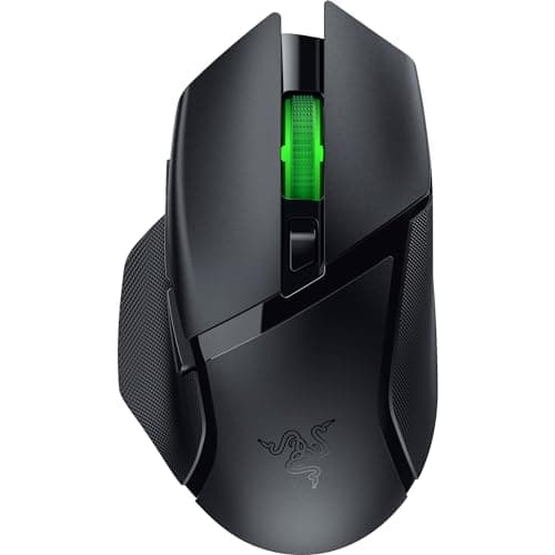 Razer Basilisk V3 X Hyperspeed Wireless Gaming Mouse (Ergonomic Iconic Shape with 9 Programmable Buttons, HyperSpeed Wireless, 5G Advanced Optical Sensor, 18K) Black - Image 2