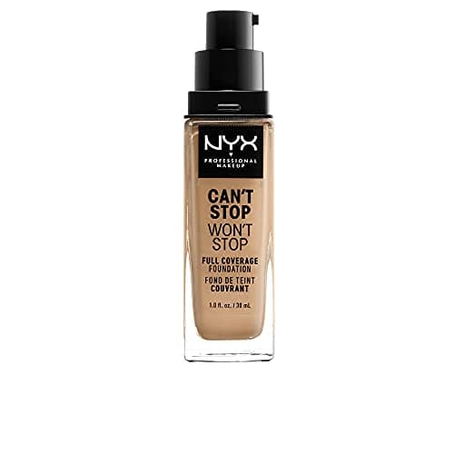 NYX Professional Makeup Fond de Teint Liquide Couvrant Tenue 24h Can't Stop Won't Stop Liquid Foundation, Waterproof, Fini Mat, Formule Vegan, Teinte : Beige (11) - Image 3