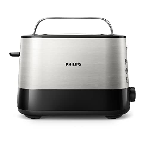 Philips Toaster - 2 Slots, 7 Settings, Pastry Warmer, Defrost, Elevation, Automatic Shutdown, Black (HD2637/90) - Image 2