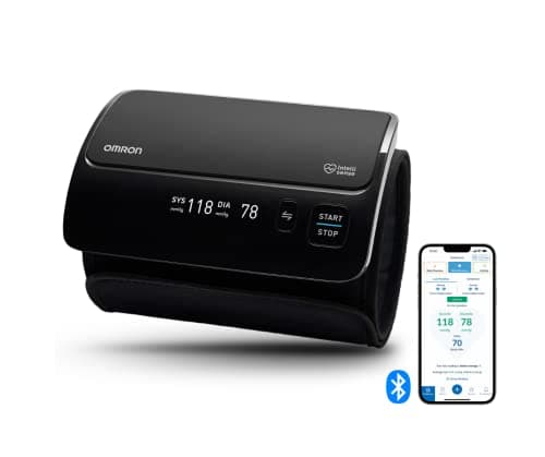 OMRON EVOLV Arm Blood Pressure Device - All-in-One Design - Arm Blood Pressure Monitor with Irregular Heart Rate Detection - Bluetooth - With OMRON Connect App - Image 3