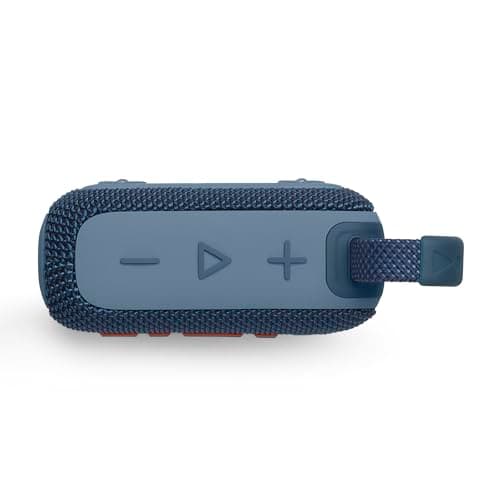 JBL GO4 Bluetooth Speaker, USB C Charging, Dustproof IP67, Waterproof, App Friendly, Passive Radiator, Portable, Blue - Image 3