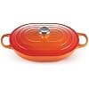 Le Creuset Signature Enamelled Cast Iron Rectangular Casserole with Assist Handle, 31x cm, 3.4 Liters, Volcanic, 21112310902430 - Image 2