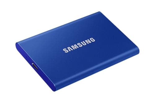 Samsung 2TB T7 External Solid State Drive, Blue, MU-PC2T0H/WW, Read/Write Speed up to 1050 MB/s, Password Security - Image 3