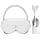 kwmobile Case Compatible with Apple AirPods Max Case - Soft Polyester Protective Cover for Headphones - with Sleep Mode - White - Image 3