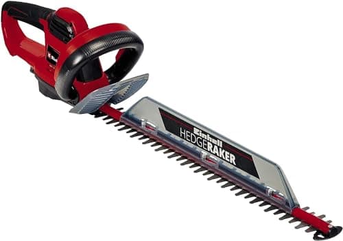 Einhell Electric Hedge Trimmer GC-EH 6055/1, Black/Red, 600 W - Cut 55 cm - Image 2