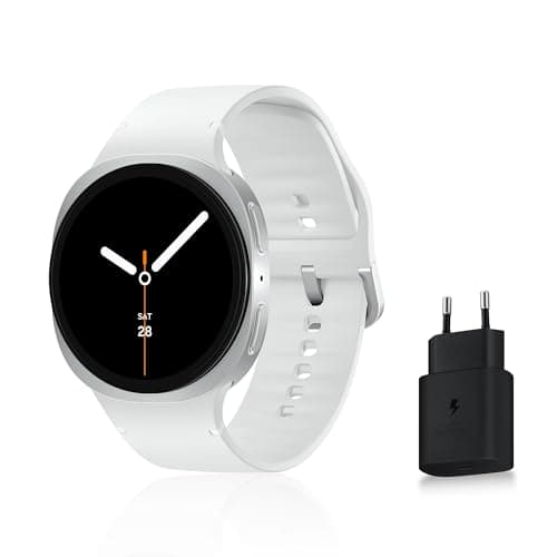 Samsung Galaxy Watch8, Smart Watch, Running Coach, Sleep Coach, Galaxy AI, Bluetooth, 44 mm, Silver, 25W Fast Mains Charger Included, FR Version - Image 2
