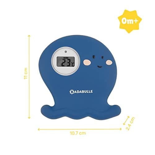 Badabulle Digital Baby Bath Thermometer, Temperature to the Nearest Degree, Long Life Battery, Alert if Water Too Hot or Cold - Image 6