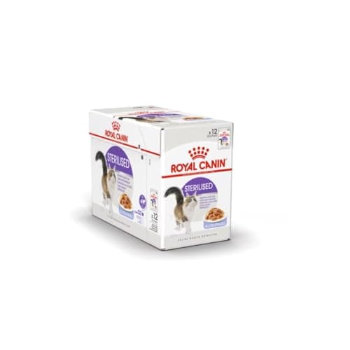 Royal Canin Feline Sterilised | Double Pack | 2 x 12 x 85 g | Complete Food for Adult Castrated Cats | Small Pieces in Jelly | From 12 Months - Image 4