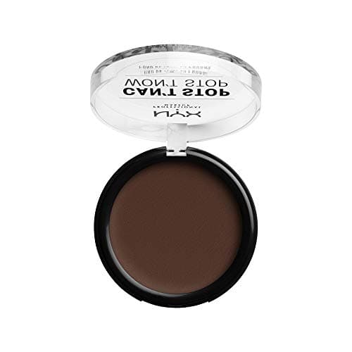 NYX Professional Makeup Compact High Coverage Can't Stop Won't Stop Foundation, Matte Finish, Shine Control, Long-Lasting Hold, Tint: Deep Espresso - Image 3