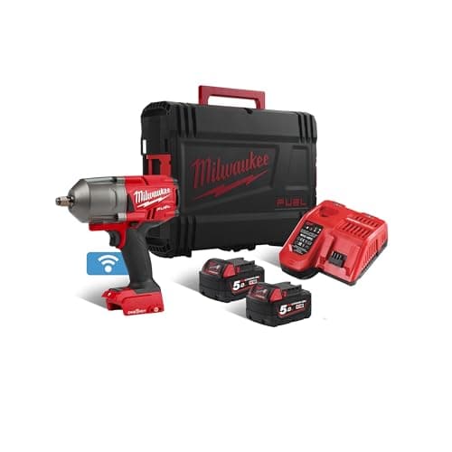 Onefhiwf12-502x Milwaukee Fuel One Key M18 Shock Nutrunner – 2 x 18V 5.0Ah Batteries – 1 Charger M12-18FC 4933459727 - Image 4