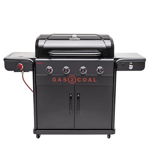 Char-Broil Gas2Coal 440 Special Edition Gas and Charcoal Barbecue with Plancha - Image 2