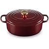 Le Creuset Garnet, 211782994441 Signature Enamelled Cast Iron Casserole Dish with Lid, 29 cm, Oval, 4.7 L, 4.7 kg, Garnet, 21178299494441 - Image 2