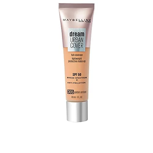 Maybelline New York - Perfecteur de Teint - Protection Anti-UV & Anti-Pollution - Dream Urban Cover - Teinte : Ambre Doré (305) - 30 ml - Image 3