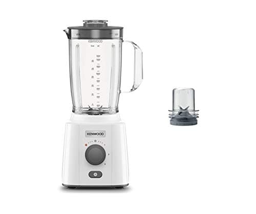 Kenwood BLP41.C0WH Blender, 2L jug with practical handle, steel blades, 3 speeds+pulse, including chopped accessory, non-slip feet, plastic, white and gray - Image 2