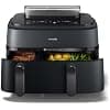Philips Airfryer Series 5000 - Air Fryer Dual Basket with Steaming, 9L, RapidAir, 19 Cooking Modes, Up to 90% Less Fat, AirSteam, Steam Cleaning, HomeID (NA550/00) - Image 2