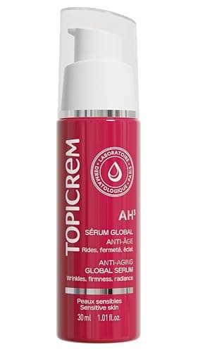 Topicrem - AH3 Global Anti-Aging Serum - Anti-Wrinkle, Firmness and Radiance Face Care, Moisturizes 24h - Adult Sensitive Skin - Hyaluronic Acid Serum, Vitamins C & E & Dipeptide - 30ml - Image 3