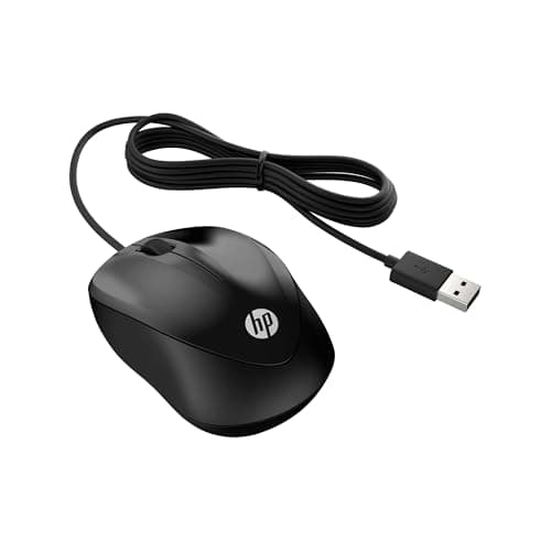 HP 1000 Ambidextrous Mouse USB Type-A 1200 DPI - Image 6