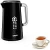 Krups BW8018 Smart'n Light Electric Kettle 5 Temperature Levels 30 Minutes Digital Display Keep Warm Function | Auto-Off | Capacity 1.7 L | Double Wall Construction | Black - Image 3