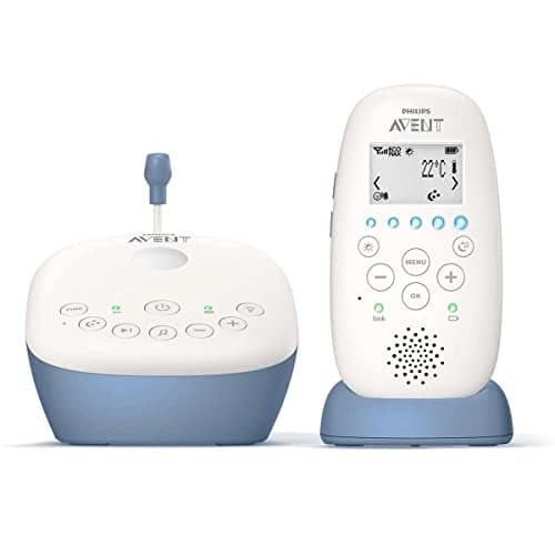 Philips AVENT SCD735/26 Video Baby Monitor 330m Radio Blue/White - Baby Monitor (330m, Digital, 50m, 330m, Radio, Blue, White) - Image 4