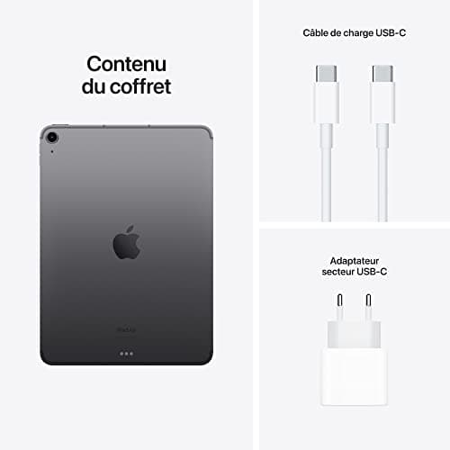 2022 Apple iPad Air (10.9-inch, Wi-Fi + Cellular, 64GB) - Space Gray (Refurbished) - Image 7