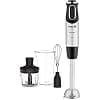 Krups HZ6568 Steffen Henssler Special Edition | With Whisk, Chopper 500 ml, Measuring Jug 800 ml | 1000 W | 4 Extra Sharp Knives | Powelix Technology | Stainless Steel/Dark Grey - Image 2