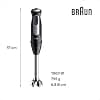 Braun MultiQuick 5 Pro MQ 55236 M, Hand Blender PowerBell Plus Technology, 25 Speeds & Turbo, Easy Click Plus System, 600 ml Chopper, Metal Whisk and Beaker 600 ml, 1000 W, Black - Image 5