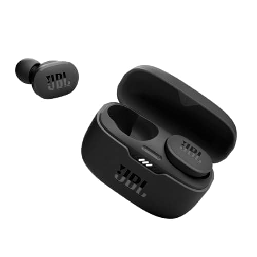 JBL TWS Tune 130NC – Écouteurs intra-auriculaires sans fil, Bluetooth, Son Pure Bass JBL, étanche et avec réduction du bruit, jusqu'à 40 heures d'autonomie, en noir - Image 5