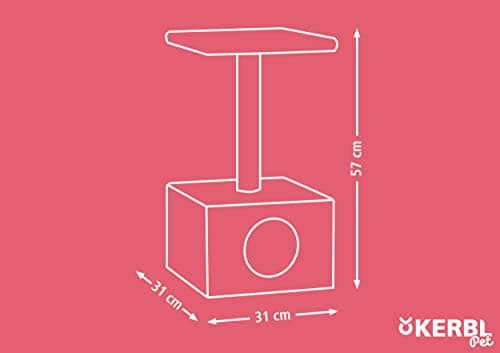 Kerbl Pet Amethyst Cat Tree 57 cm Grey - Image 8
