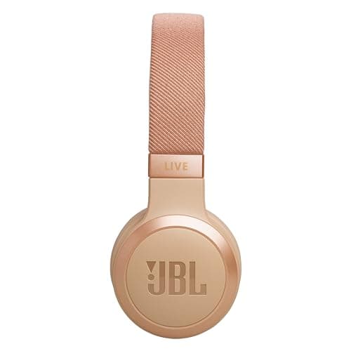 JBL Live 670NC On-Ear Headphones, Bluetooth 5.3, Multi-Source Connection, Adaptive Noise Reduction and Smart Ambient, Up to 65 Hours of Battery Life, Beige - Image 4