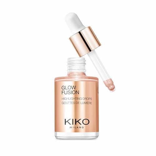 KIKO Milano Glow Fusion Highlighting Drops 02, Liquid Face Highlighter With Metallic Finish - Image 2