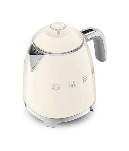 Smeg, KLF05CREU Small Electric Kettle 0.8 L, Stainless Steel Filter, Automatic Safety Shutdown, Water Level Indicator, Non-slip Base and Integrated Cord Storage, 1400 W Power, Cream - Image 8