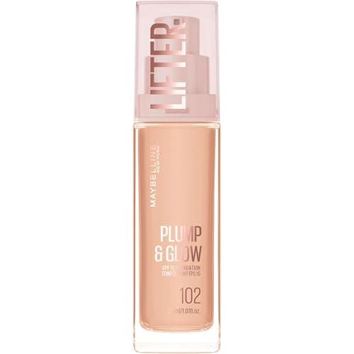 Maybelline New York Lifter Plump & Glow - Foundation - Plumps & Brightens Instantly - Even, Lifted & Radiant Finish - Shade 100 - 30ml - Image 2