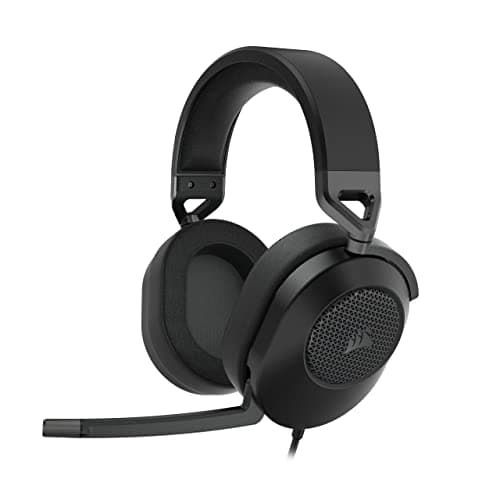 Corsair HS65 Surround Wired Gaming Headset - Dolby 7.1 Surround Sound - SonarWorks SoundID - Compatible iCUE - PC, Mac, PS5, PS4, Xbox, Nintendo Switch, Mobile - Carbon - Image 2