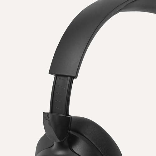 Amazon Basics Casque Hybride avec Réduction Active du Bruit, sans Fil, Circum-auriculaire, Bluetooth, Noir, Taille Unique - Image 5