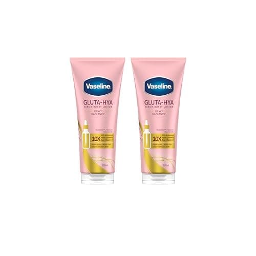 Vaseline Gluta-Hya Dewy Radiance Serum Burst Lotion - Hydrating Body Lotion with Hyaluronic Acid and Glutathione - Antioxidant-Rich Care for Radiant Skin - 2×200ml - Image 2