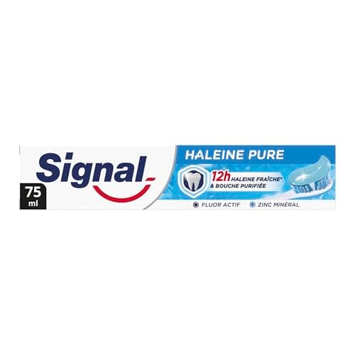 Signal - Pure breath toothpaste - 12h fresh breath - Purified mouth - 95% ingredients of natural origin - 75 ml - Image 2