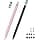 MEKO 3 in 1 Tablet Stylus Pen for iPad Samsung Tablet Smartphone, Highly Sensitive and High Precision Touch Stylus Pen with 10 Replacement Tips (Black + Rose Gold) - Image 2