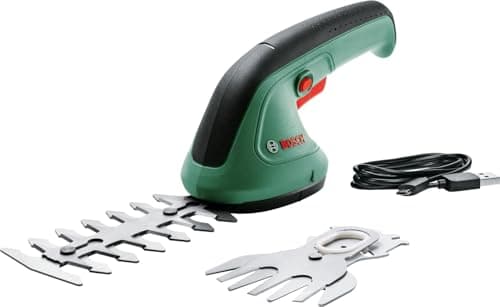 Bosch EasyShear Garden Shear Hedge Trimmer (Built-in 3.6V Battery, Battery Life 40min, Blade Length: 12cm (Shrub) / 8cm (Grass), Cardboard Box) - Image 2