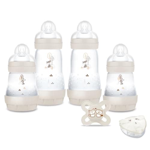 MAM Newborn Set Sand 4 Bottles + 1 Dummy + 1 Measuring Box - Image 3