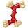 Nylabone Chewing Bone and Dental Toy for Aggressive Chewers, Double-Ended Bones, Bacon Flavour - Medium - Fits Medium Dogs up to 16 kg - Image 3