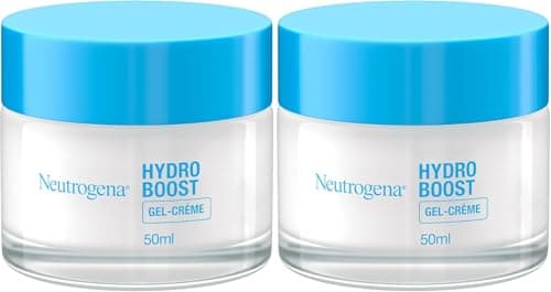 Neutrogena Hydro Boost Gel-Crème (2 x 50 ml jars) - Moisturising cream for sensitive skin with hyaluronic acid and botanical trehalose - Moisturizing gel for a fresh and radiant complexion - Image 2
