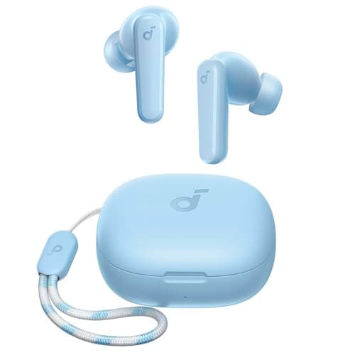 Soundcore by Anker P20i Wireless Bluetooth Headphones, Bluetooth 5.3 Wireless Earphones, 10 mm Drivers, Low Bass, 30 H Playback, IPX5 Waterproof, EQ Via App, 2 Microphones, Single Earphone Mode - Image 2