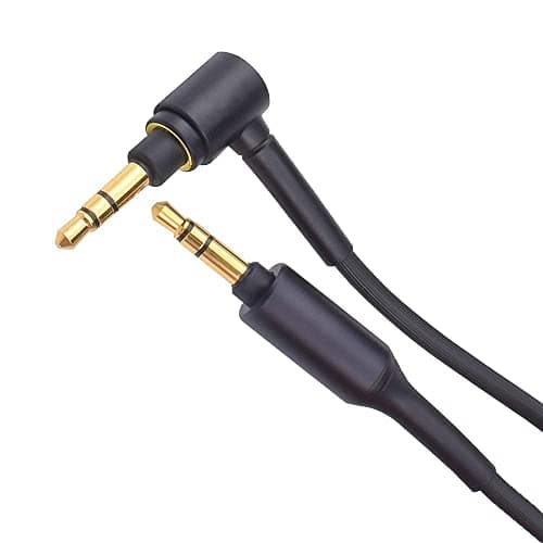 Replacement Audio Aux Cable WH-1000X Wireless Headphones Compatible with Sony MDR-XB950BT MDR-1000X WH-1000XM2 WH-1000xm3 WH-CH700N MDR-100ABN MDR-1A MDR-1ADAC MDR-XB950N1 Black - Image 2