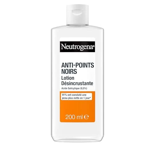 Neutrogena – Lotion Désincrustante Anti-Points Noirs (flacon de 200 ml) – Lotion pour le visage à l'acide salicylique (0,5%) – 91% ont constaté une peau plus nette en 1 jour* - Image 2