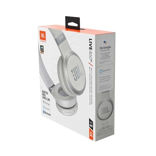JBL Live 460NC – Casque audio supra-auriculaire sans fil – Écouteurs Bluetooth avec réduction de bruit et commande pour appels – Autonomie jusqu'à 50 heures – Blanc - Image 8
