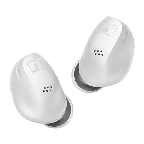Sennheiser ACCENTUM Wireless Earphones - Ultra Comfortable Ergonomic Design and 28 Hours Battery Life for Continuous Listening - Crystal Sound with Hybrid ANC and Touch Interface - White - Image 3